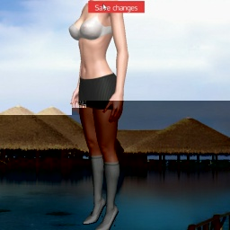 Online sex games player Pussbella in 3D Sex World