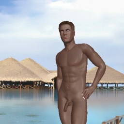 3Dsex game playing AChat community member  hot boy Man129, 