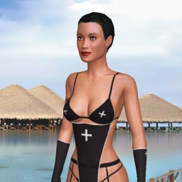 3Dsex game playing AChat community member bisexual erotomanic shemale MyaMalkova, Slut, 