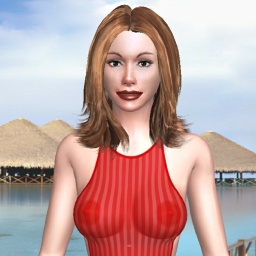 3Dsex game playing AChat community member heterosexual lush girl BillieE, 
