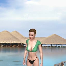 3D sex game community member bisexual sexy girl Quietsabre, 