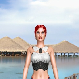 3Dsex game playing AChat community member bisexual smarting girl VanessaHoly, 