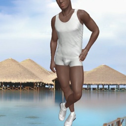 see heterosexual sex maniac boy Ngolo,  while playing porn game online