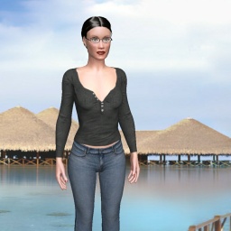 3Dsex game playing AChat community member  hot girl Emato2, 