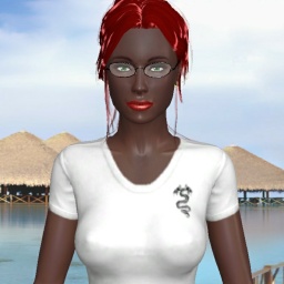 connect and play virtual 3D sex with bisexual brute girl Iwapele, 