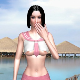 hot bisexual hot girl Lillyslutty, uk,  enjoys online 3Dsex