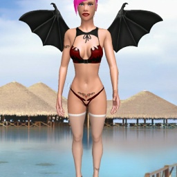 3Dsex game playing AChat community member bisexual eroticism girl SandraSB, 