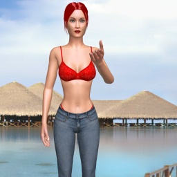 try virtual 3D sex with  hot shemale JadeDuda, 