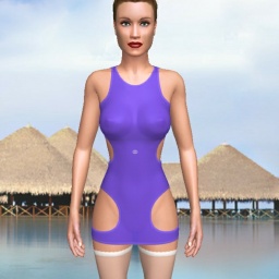 multiplayer virtual sex game player  hot girl ALinna25, 