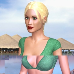 3Dsex game playing AChat community member bisexual sexy girl ElenaST, 