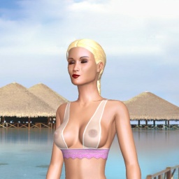 3D sex game community member bisexual nymphomaniac girl Poundme, 