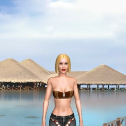 3Dsex game playing AChat community member  hot girl Nokotan, 