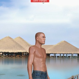 hot online porn game player heterosexual romantic boy A345, 