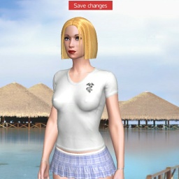 3Dsex game playing AChat community member  erotomanic girl Milline, 