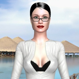 3Dsex game playing AChat community member heterosexual fiend girl Viktoriana, 