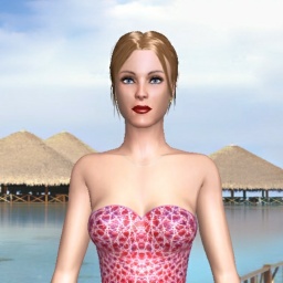 3Dsex game playing AChat community member heterosexual vuloptuous girl Laarii, 