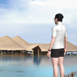 enjoy virtual sex games with mates like bisexual sentimental boy Ginhi, 