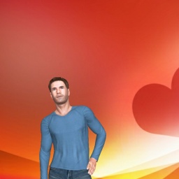 3D sex game community member heterosexual easygoing boy Berny, france, 