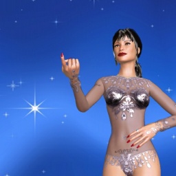 3Dsex game playing AChat community member bisexual erotic girl CMYKITTY, 
