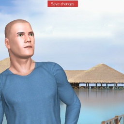3D sex game community member heterosexual voluptuous boy Tayres, 
