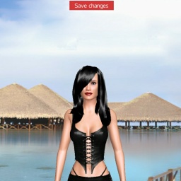 3Dsex game playing AChat community member bisexual erotomanic girl AriPow, 