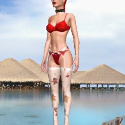 hot  hot shemale Alexa888,  enjoys online 3Dsex