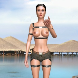 multiplayer virtual sex game player  brute girl LaraDoll, 