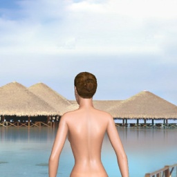 see bisexual sodomist shemale Yabadabadoo,  while playing porn game online