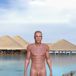 free 3D sex game adventures with heterosexual sexy boy Derian, Mexico, 