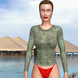 see bisexual talkative girl InfiniteLove,  while playing porn game online