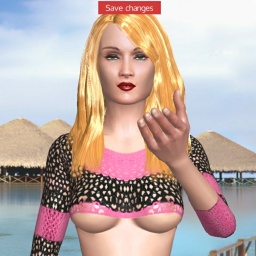 3D sex game community member bisexual lustful shemale FreakyFriday, England, 