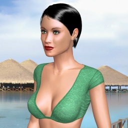 3Dsex game playing AChat community member  hot girl OlgaRu311, 