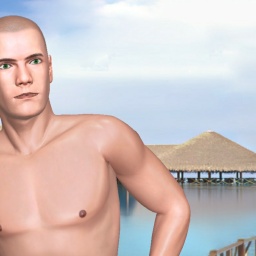 3Dsex game playing AChat community member heterosexual fiend boy Medve, 