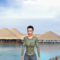 3Dsex game playing AChat community member heterosexual sentimental girl Saniya1, 