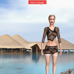 free 3D sex game adventures with bisexual sexy girl RCUBED, 