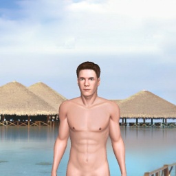 3D sex game community member heterosexual hot boy Bertacus, 