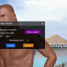 3Dsex game playing AChat community member heterosexual bugger boy Izjinx, 