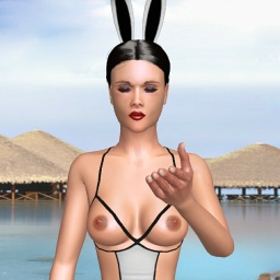 virtual sex game playing w. single girls like bisexual hot girl GothBunni, 