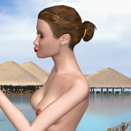 3D sex game community member heterosexual fiend girl Dejan, 