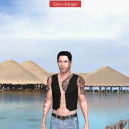 connect and play virtual 3D sex with heterosexual brute boy Khadafi, Layed back, strickly business 