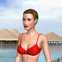 connect and play virtual 3D sex with bisexual sexy girl Teahurai, little tits big nipples