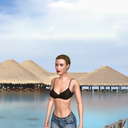3Dsex game playing AChat community member bisexual fiend shemale Allixxa, 