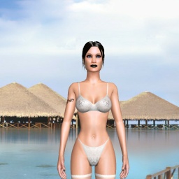 free 3D sex game adventures with bisexual sensual girl Lemonster3, USA, 