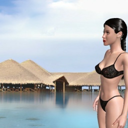 connect and play virtual 3D sex with  hot shemale Alixaax, 