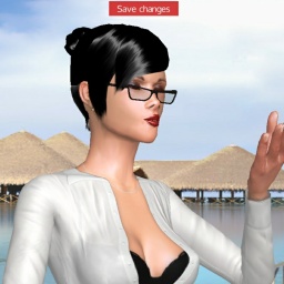 see bisexual hot girl Ner0ner0,  while playing porn game online