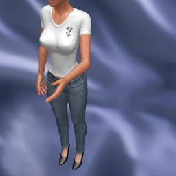 3D sex game community member bisexual lecher girl Julilane, 