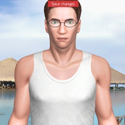best sim sex game online with heterosexual sexy boy DonDadda, USA, 
