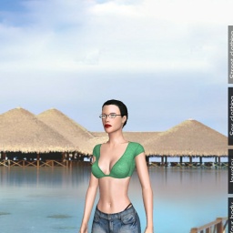3Dsex game playing AChat community member bisexual nymphomaniac girl SexyStarburs, 