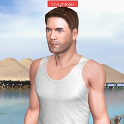 see heterosexual brute boy Lajuju,  while playing porn game online
