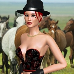 Free virtual sex games fan Echo4U in AChat 3D Adult World